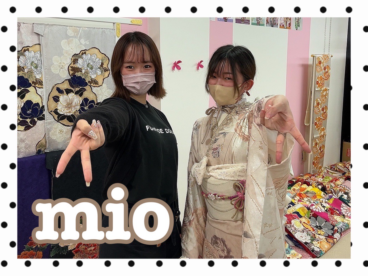 振袖　レンタル　奈良　くすみカラー　かわいい　