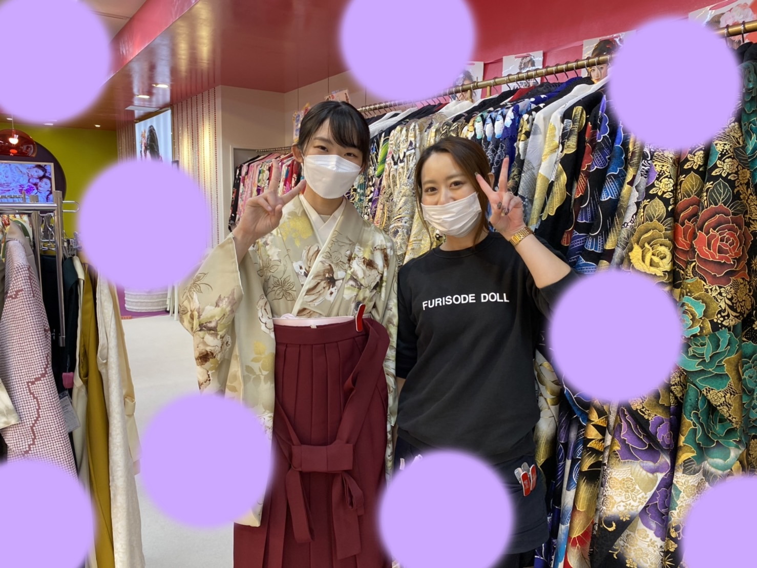 TAKAZEN神戸店　前撮り撮影会　イマドキ　カワイイ　卒業式　袴