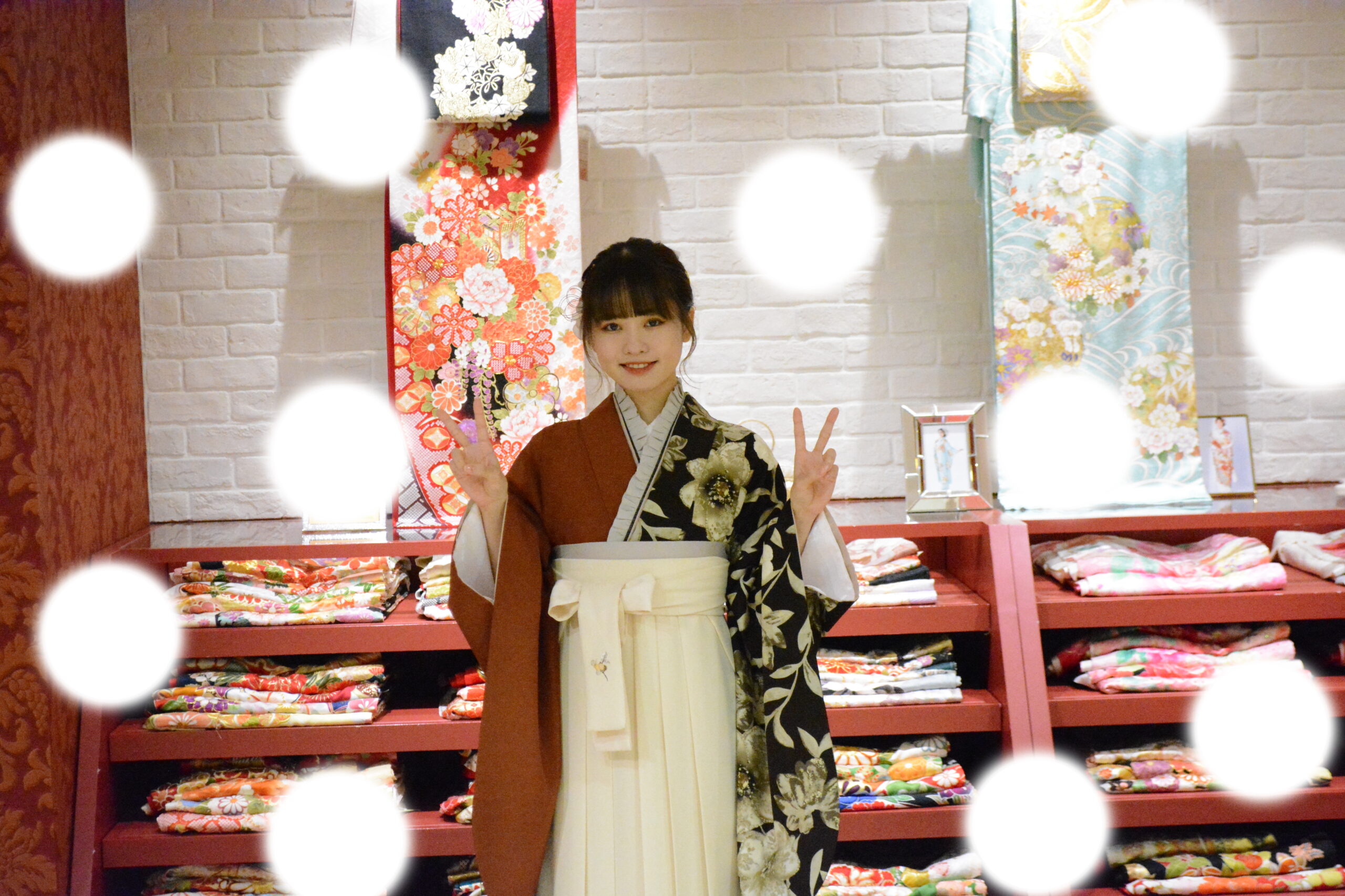 卒業式　袴　かわいい