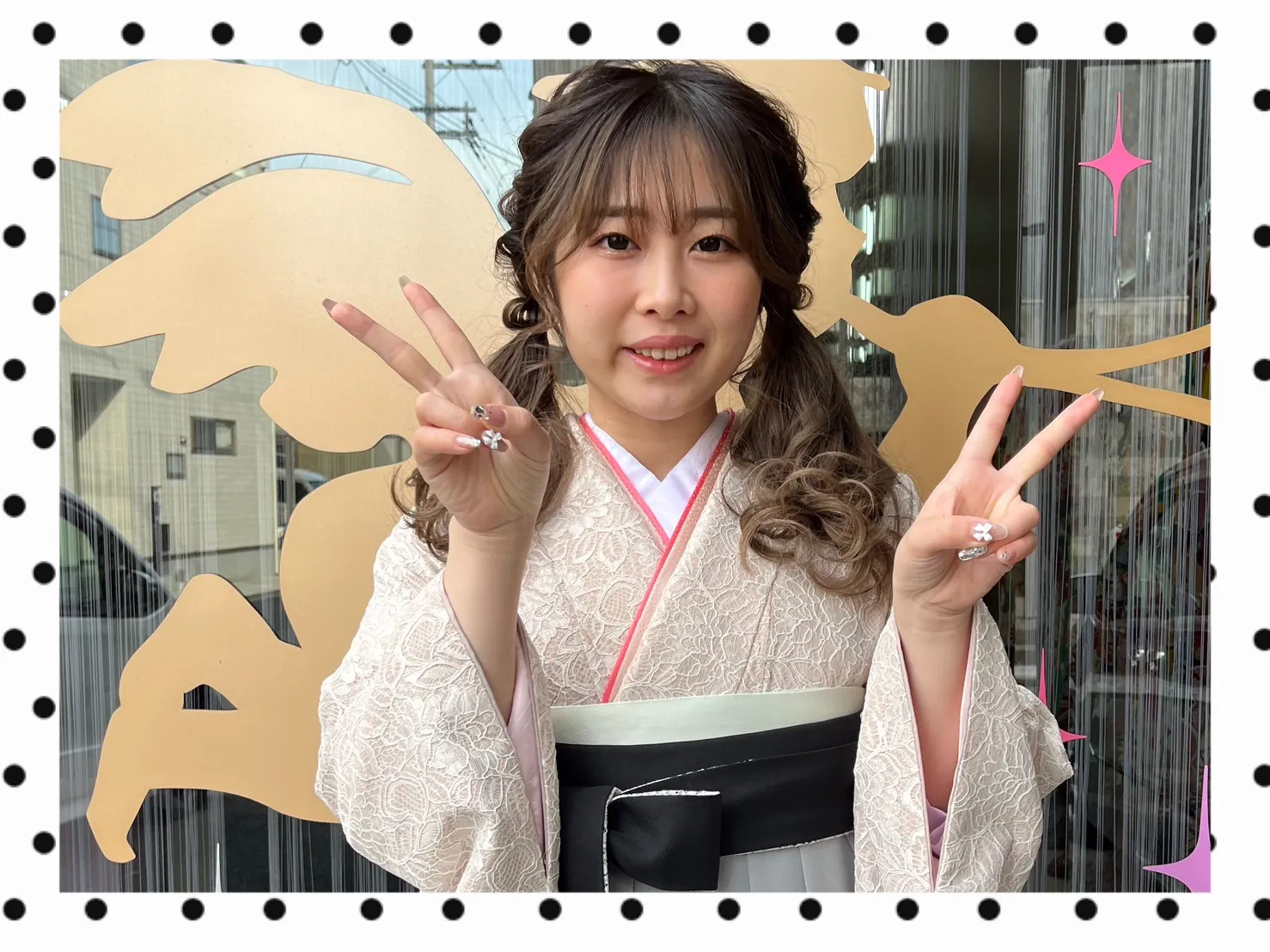 袴　レンタル　奈良　くすみカラー　かわいい