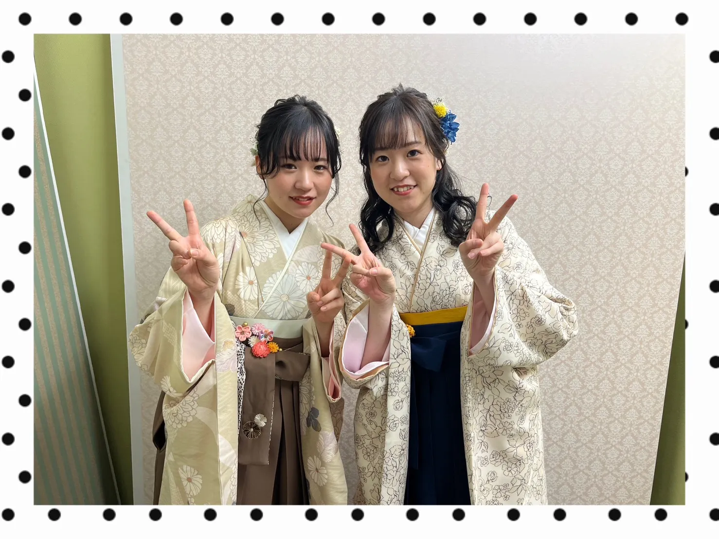 袴　レンタル　奈良　くすみカラー　かわいい
