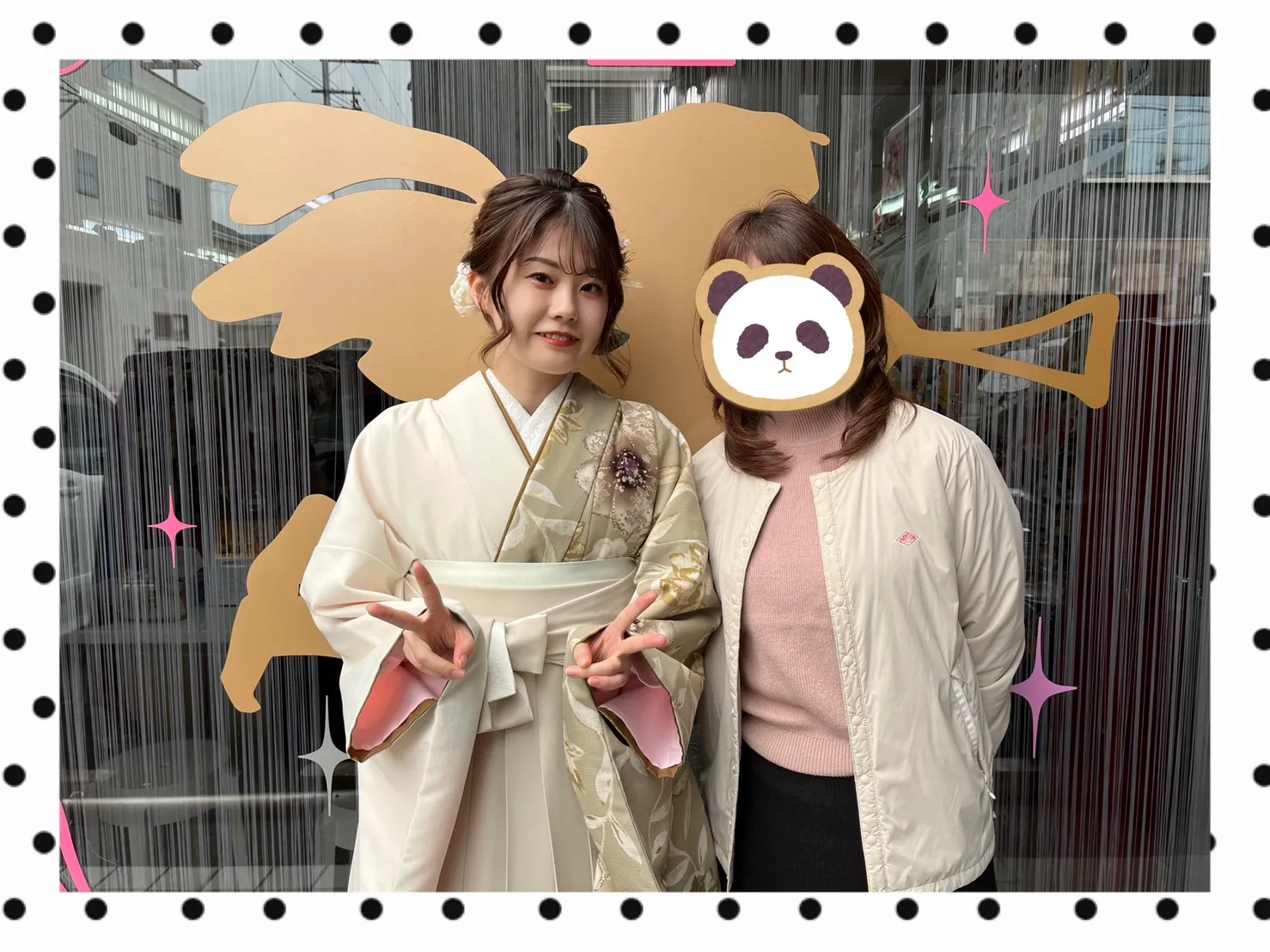 袴　前撮り撮影会　可愛い　おしゃれ　くすみカラー　ベージュ