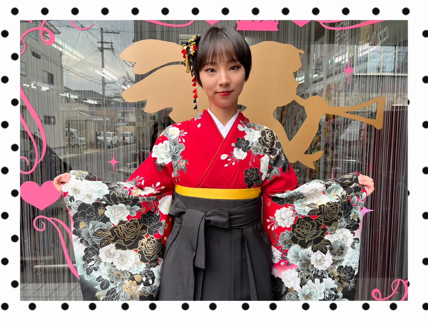 袴　レンタル　奈良　モード　前撮り撮影会　おしゃれ