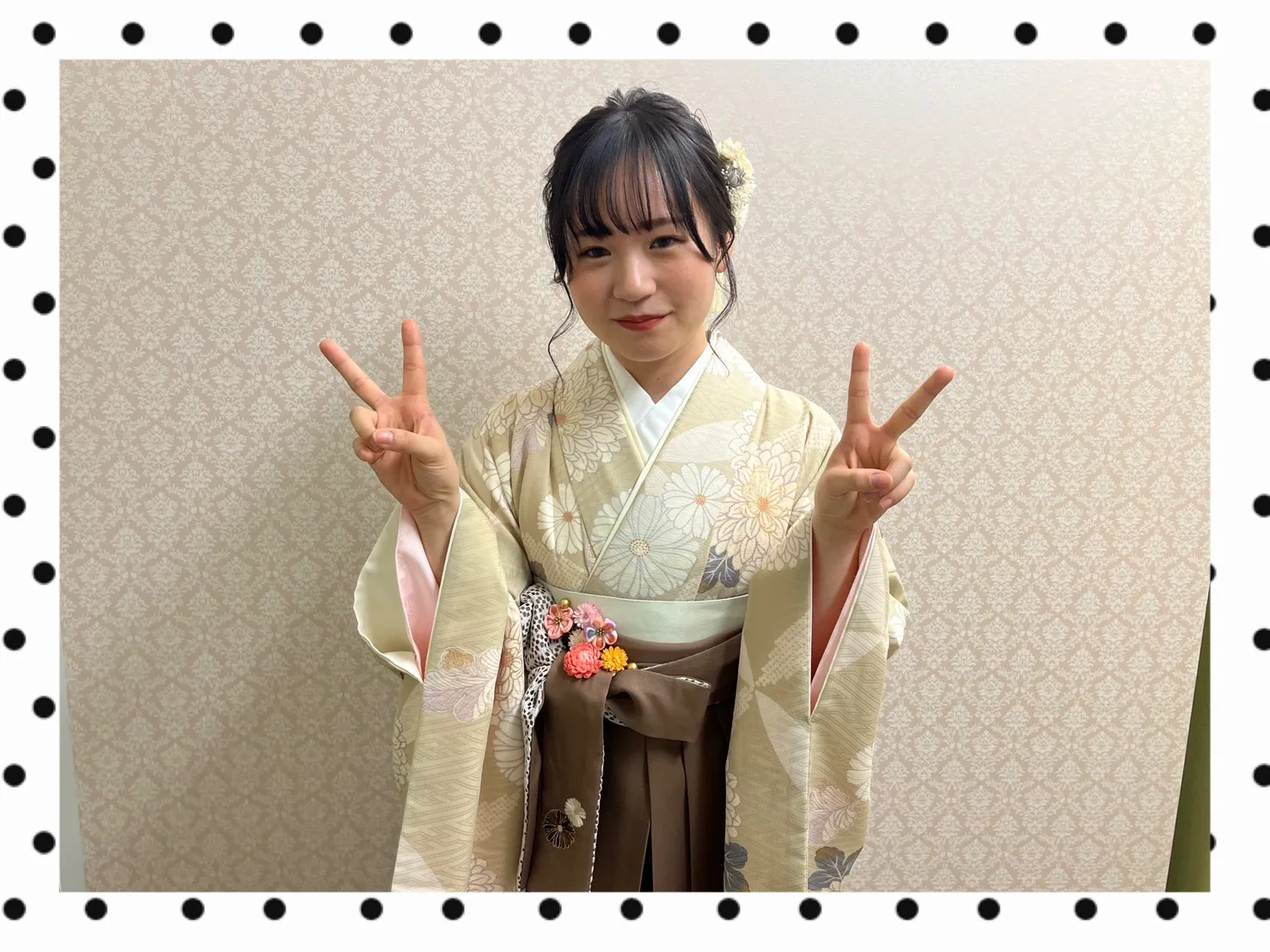 袴　レンタル　奈良　くすみカラー　かわいい