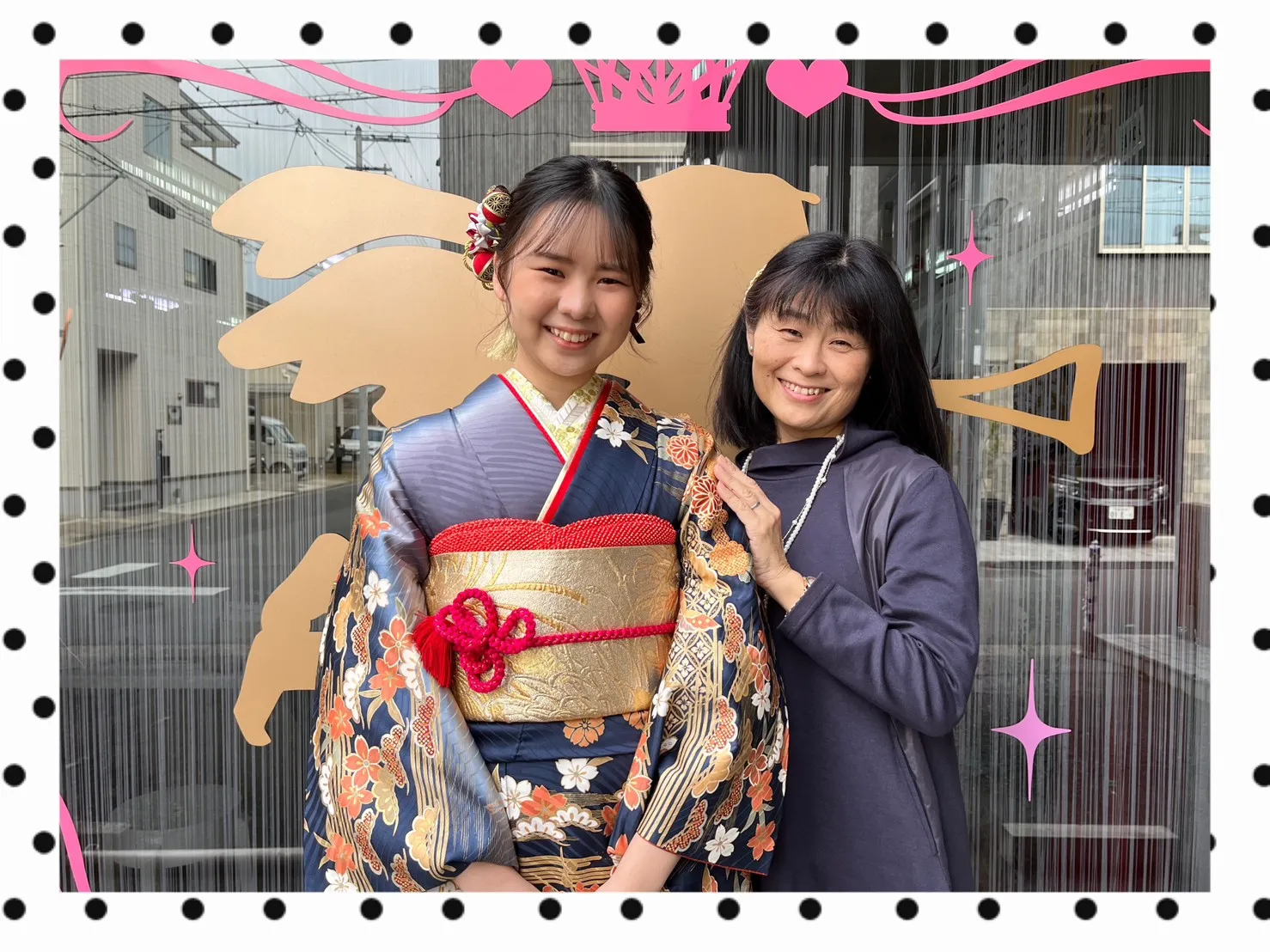 振袖　レンタル　奈良　ママ振袖　おしゃれ　紫
