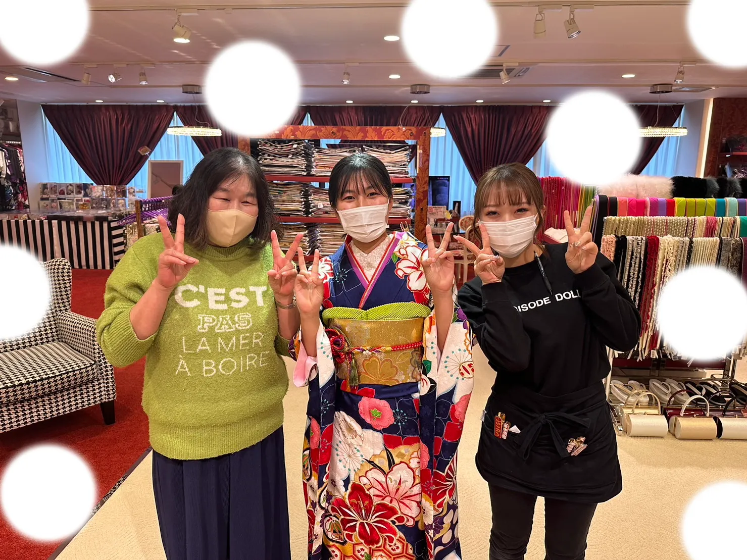 成人式　ママ振り　梅田