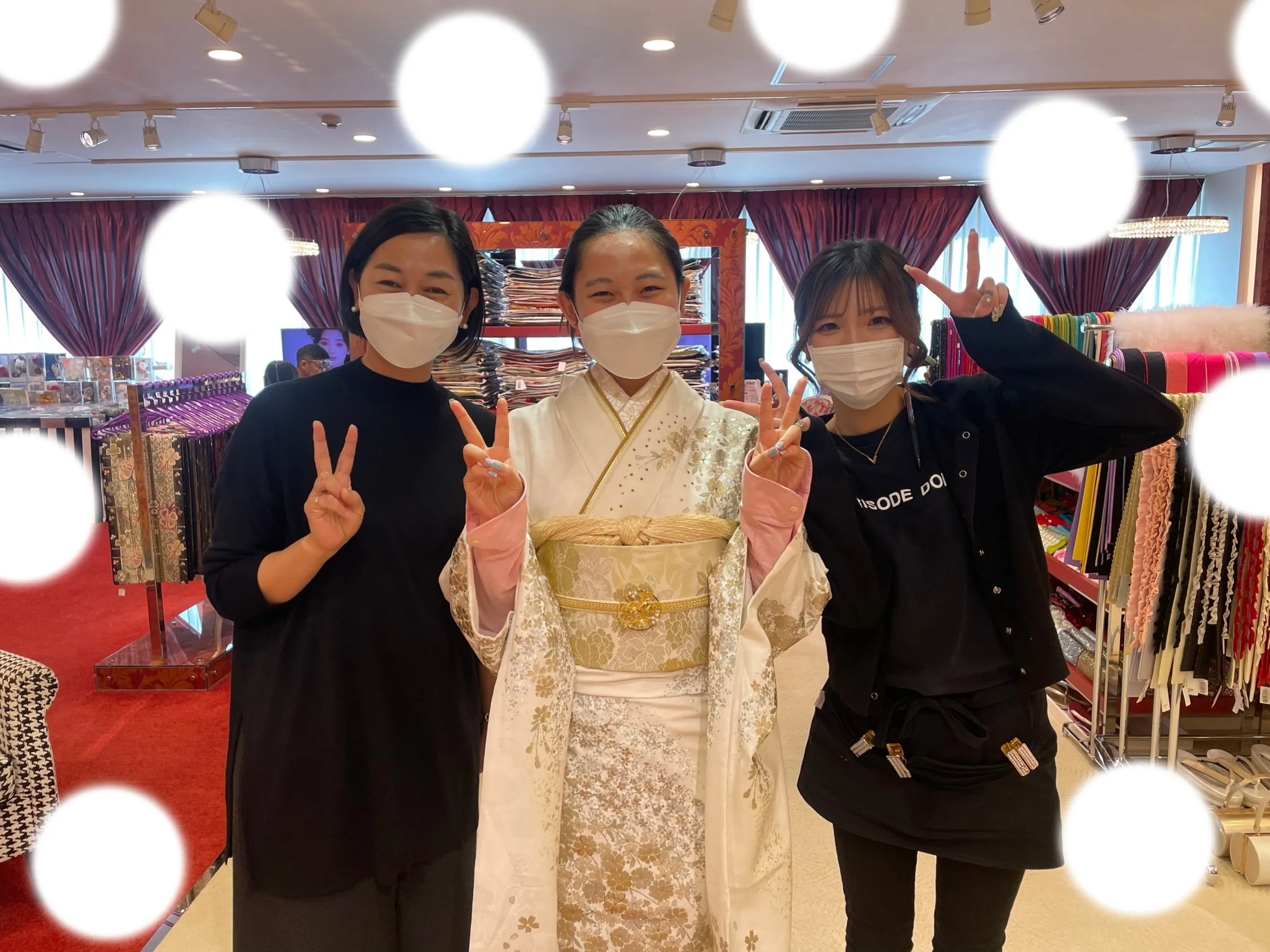 振袖　白金　梅田　