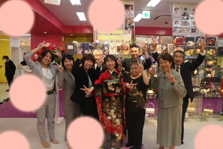 TAKAZEN神戸店　前撮り撮影会　成人式　振袖　持込　ママ振り　かわいい