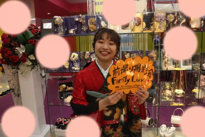 TAKAZEN神戸店　前撮り撮影会　成人式　振袖　持込　ママ振り　かわいい