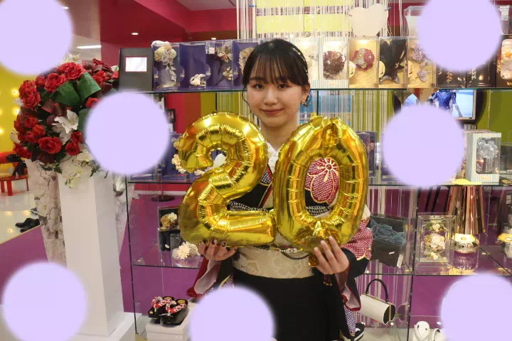TAKAZEN神戸店　　成人式　振袖　王道　正統派古典　かっこいい　黒色