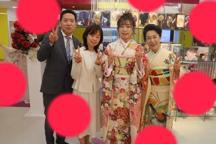 TAKAZEN神戸店成人式前撮り　古典　白　前撮り撮影会　イマドキ　カワイイ　コディネート　振袖　レンタル　袴　