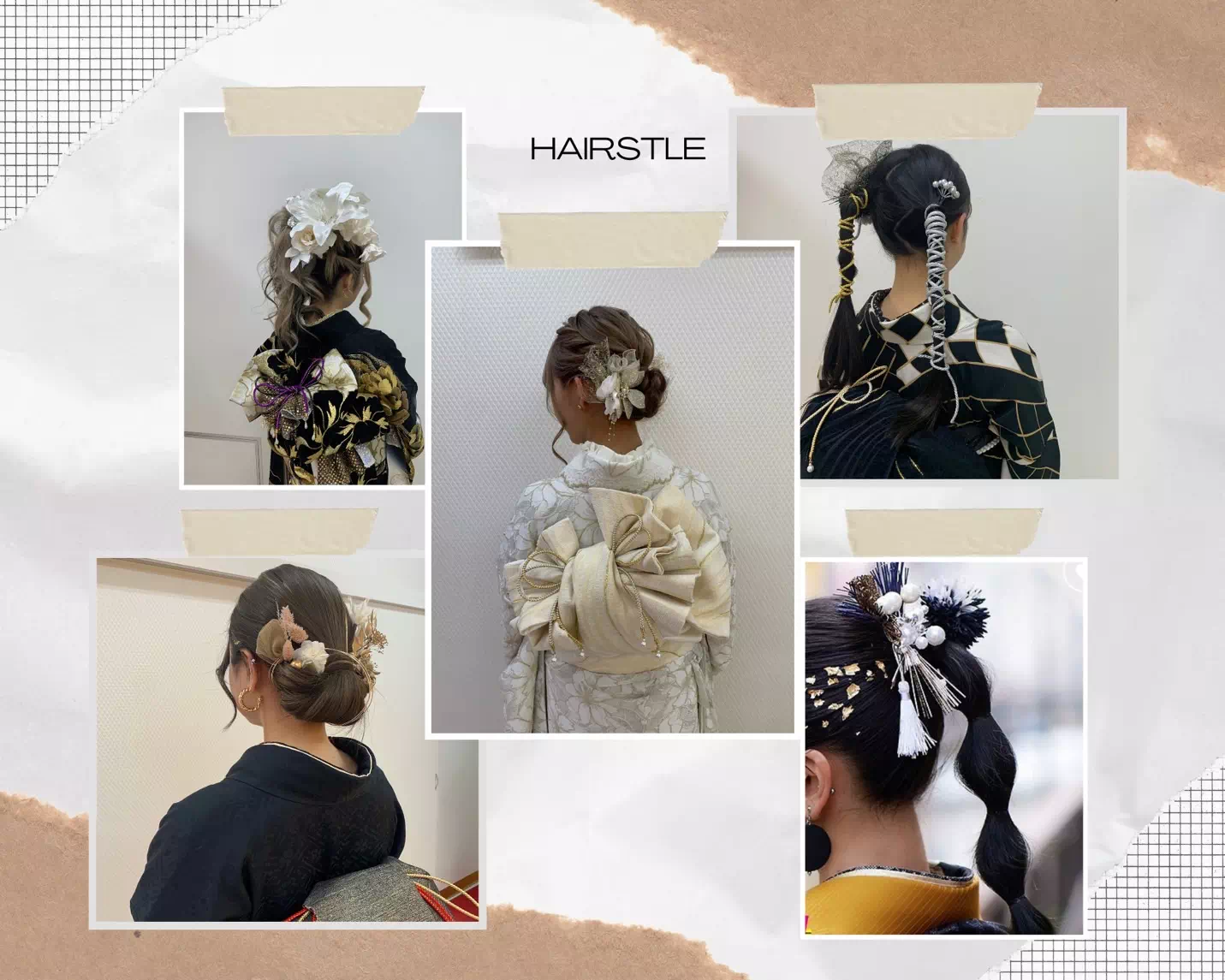 TAKAZEN神戸店　ヘアアレンジ　ヘアアクセサリー　イマドキ　派手髪　前撮り撮影会　イマドキ　カワイイ　コディネート　振袖　レンタル　袴　