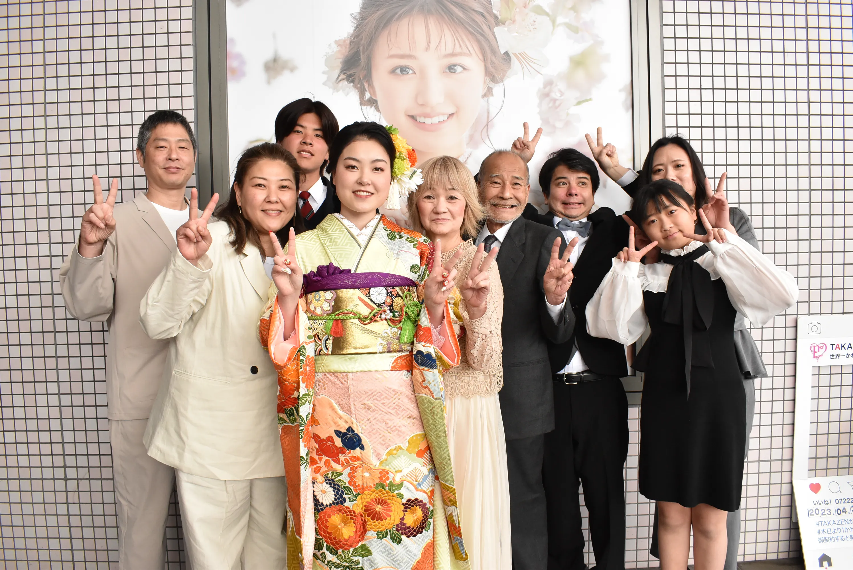 2023年　振袖　前撮り撮影会　TAKAZEN堺店