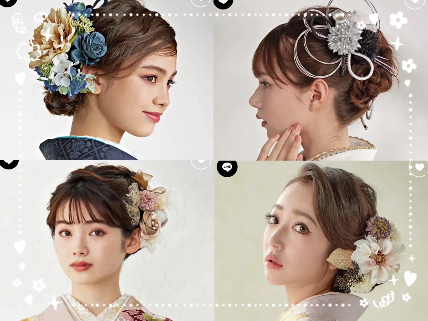 振袖　レンタル　奈良　前撮り　ヘアアレンジ　髪飾り　かわいい　大人っぽい　古典