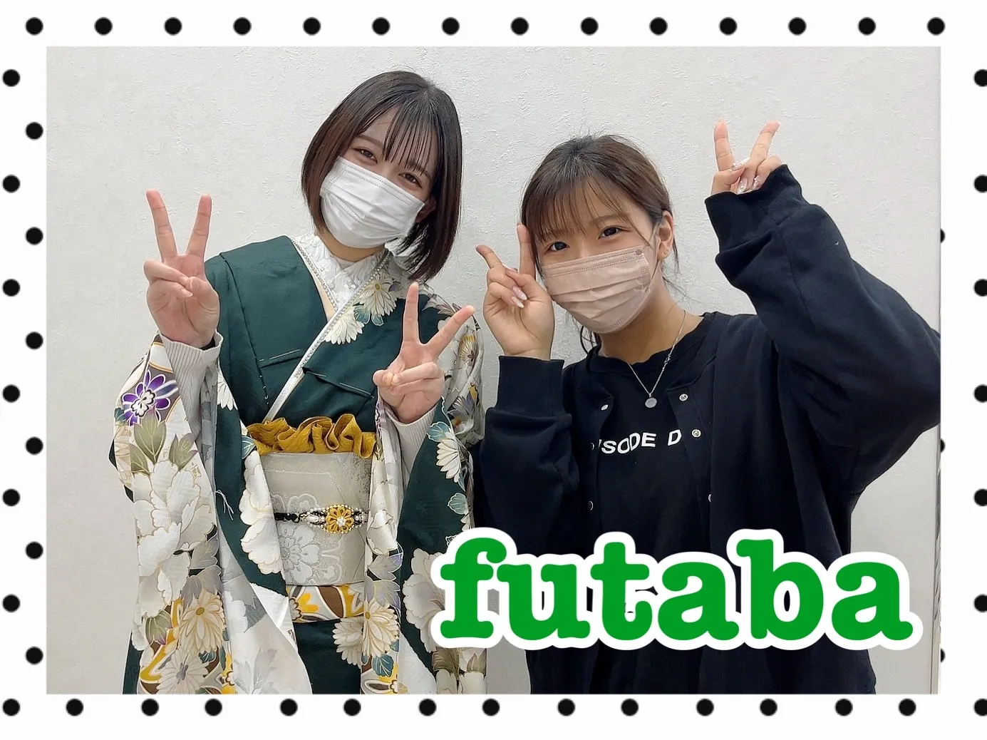【TAKAZEN橿原店】10日♡2024年成人の緑色正統派古典のからし色の差し色が大人可愛いお振袖姫ちゃん♡