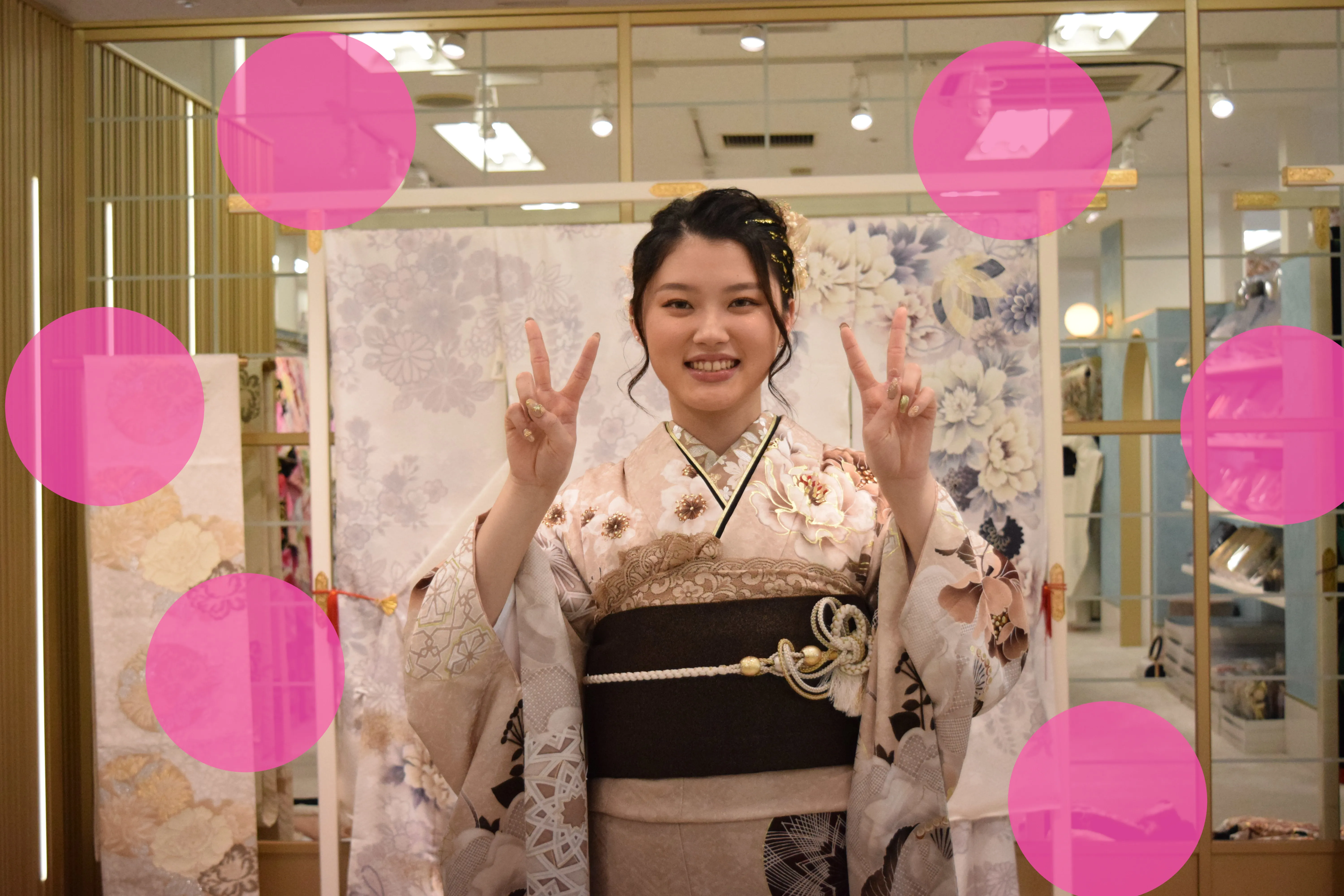 前撮り　写真　人気　振袖レンタル　可愛い　大阪　なんば　流行　2024　2025　成人式