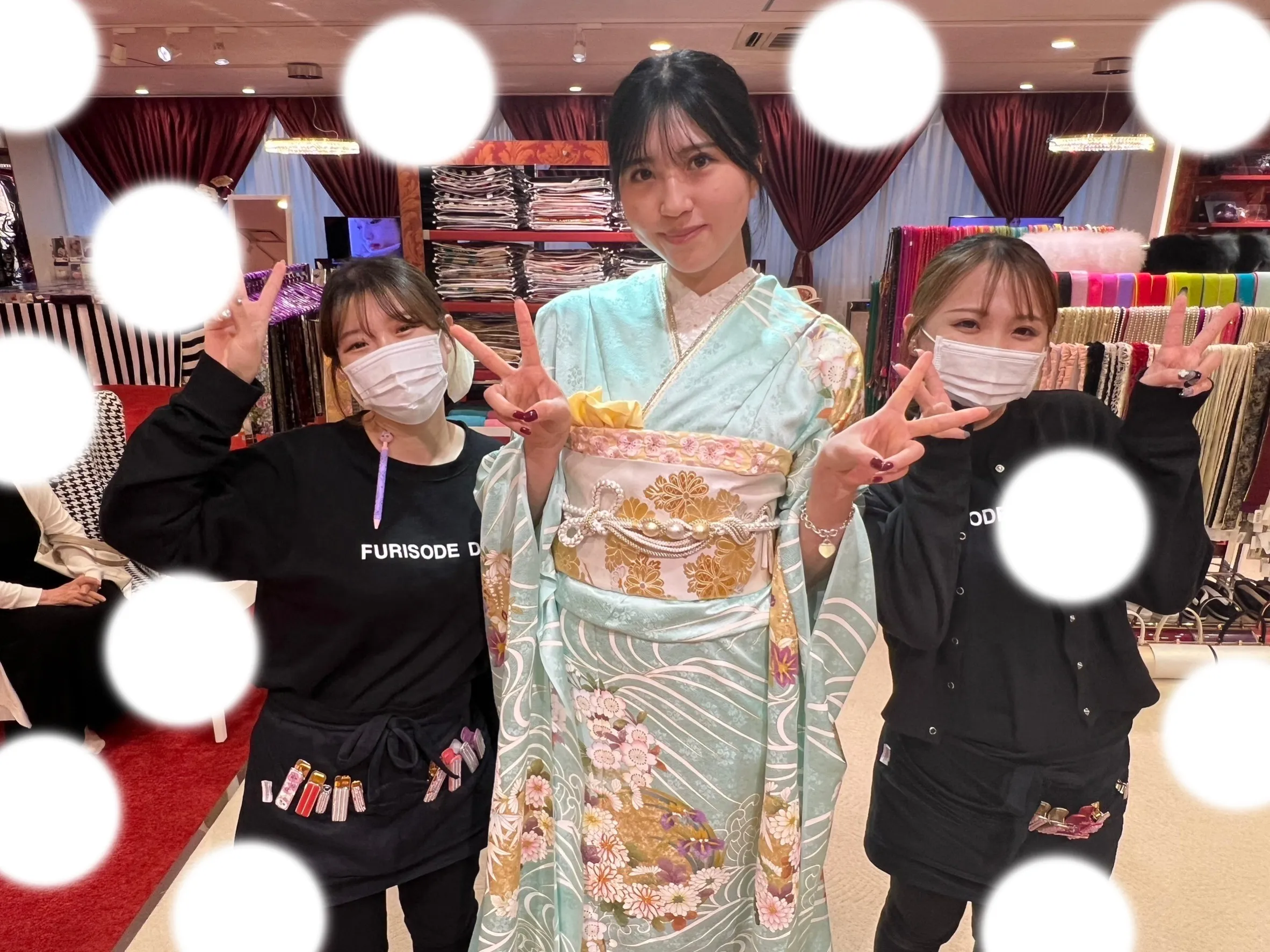 成人式　振袖レンタル　梅田