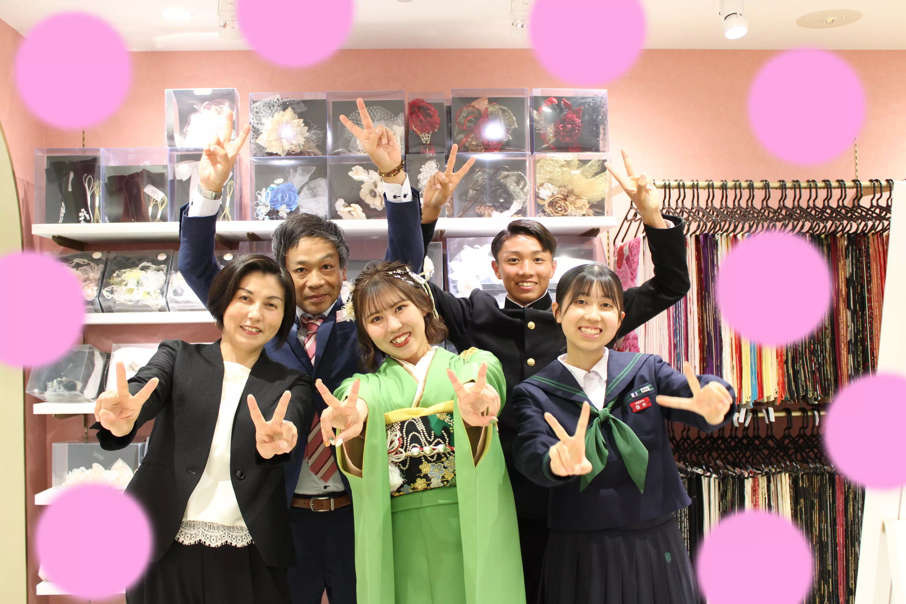 TAKAZEN姫路店　姫路市　加古川市　高砂市　成人式　卒業式　袴　振袖　イマドキ振袖　人気　振袖レンタル　前撮り撮影会　前撮り　持ち込み　ママ振袖　イマドキコーディネート