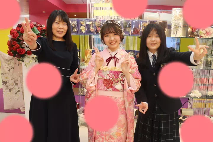TAKAZEN神戸店　前撮り撮影会　成人式　振袖　レンタル　キュート　ガーリー　カワイイ