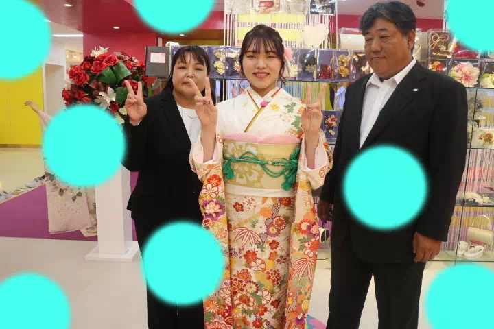 TAKAZEN神戸店　前撮り撮影会　成人式　振袖　レンタル　正統派古典　赤　白