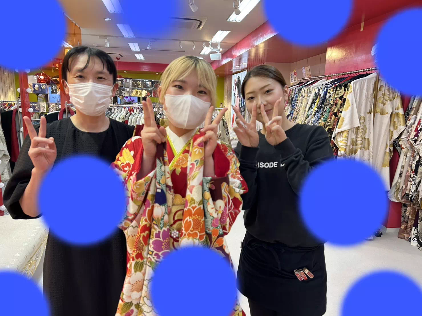TAKAZEN神戸三宮店　二回目レンタル　結婚式　古典　　前撮り撮影会　イマドキ　カワイイ　コディネート　振袖　レンタル　袴　