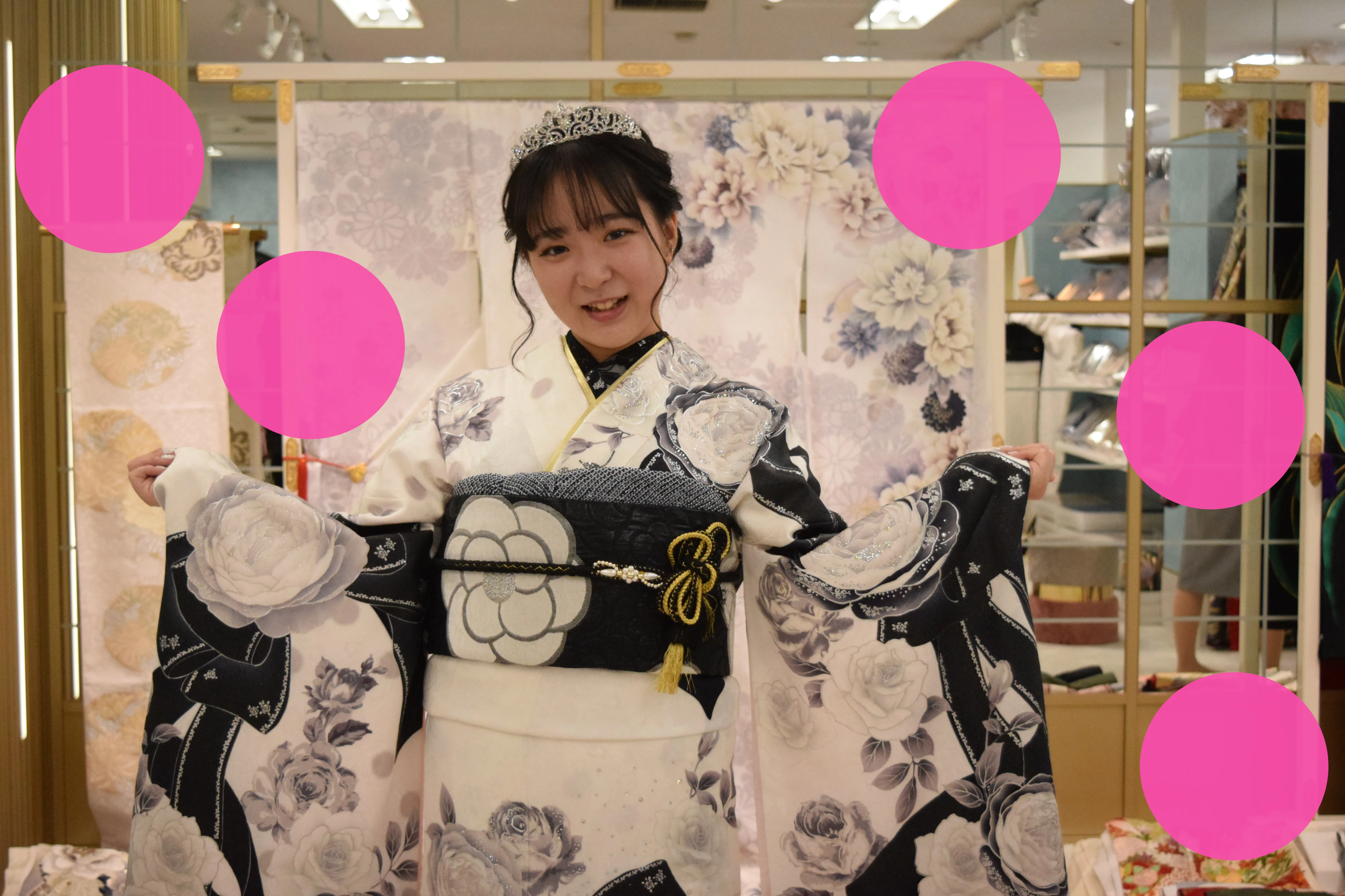 前撮り　振袖　撮影会　きらきら　かわいい