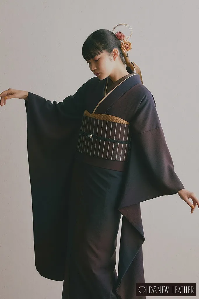 ヴｨンテージ　シンプル　振袖レンタル