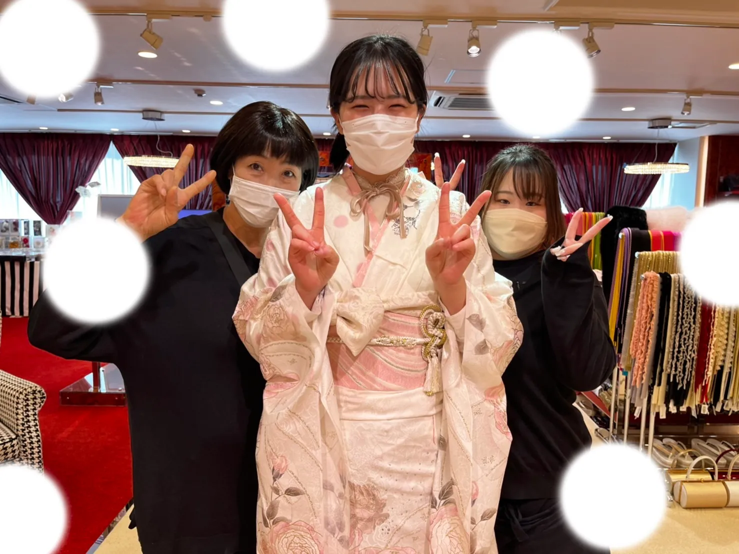 振袖レンタル　ヘップバーン　くすみ