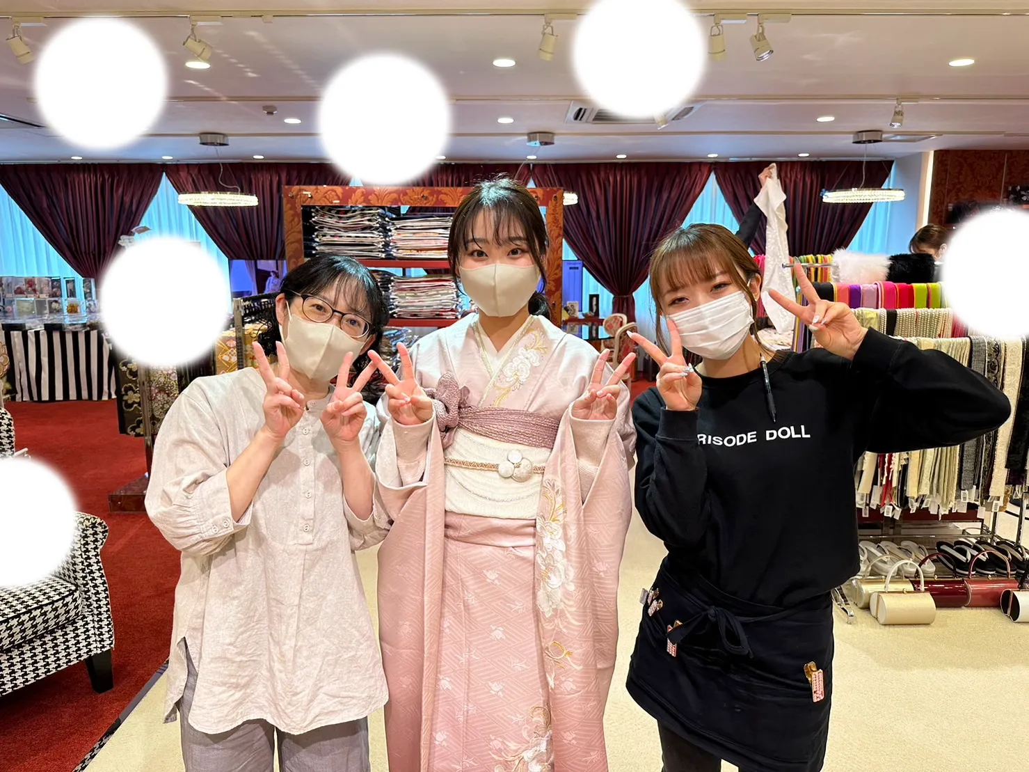 梅田振袖　くすみ　振袖レンタル