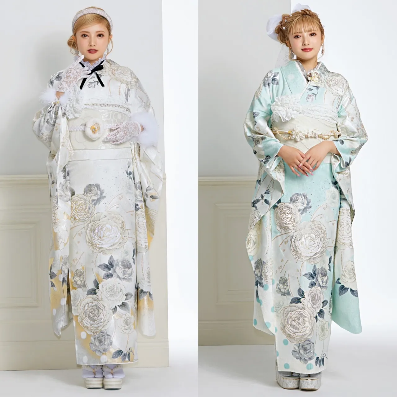 TAKAZEN　成人式　振袖レンタル　振袖　かわいい　キラキラ　白　黄色　紫　奈良　橿原　人気　おすすめ　おしゃれ　2025年　成人式　2024