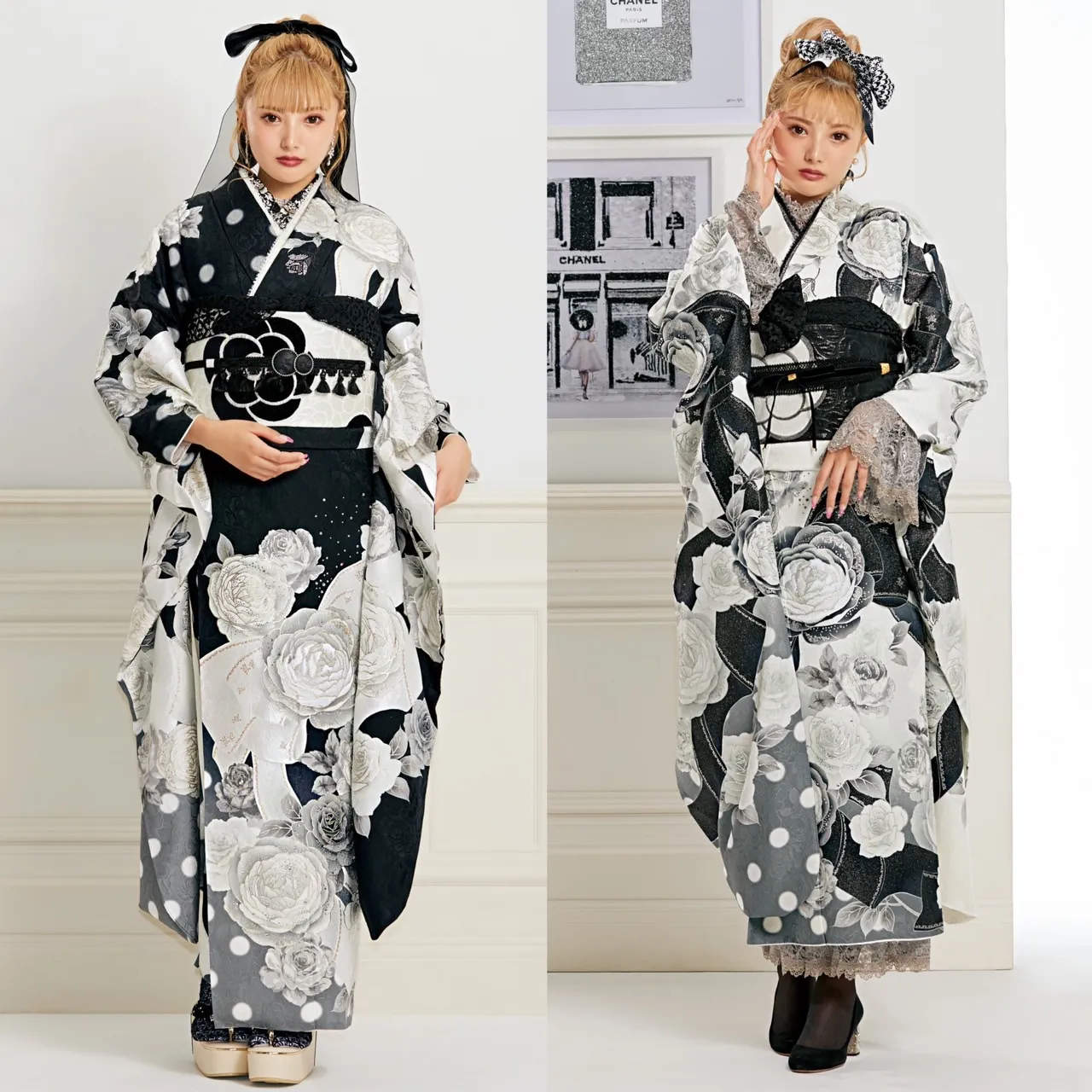 TAKAZEN　奈良　橿原　振袖橿原　振袖奈良　成人式　振袖レンタル　振袖　かわいい　キラキラ　白　黄色　紫　奈良　橿原　人気　おすすめ　おしゃれ　2025年　成人式　2024