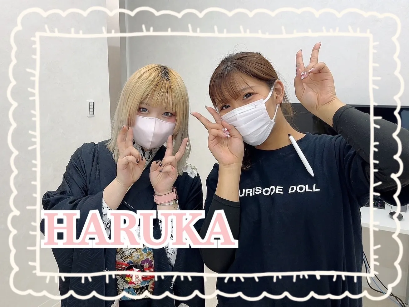 【TAKAZEN橿原店】10日♡2024年成人の玉城ティナちゃんモデルの黒無地の個性派お振袖姫ちゃん♡