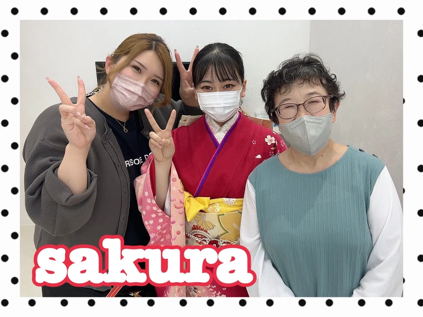 【TAKAZEN橿原店】6日♡2024年成人の鮮やかな赤色で大人可愛いプチプラ古典柄振袖姫ちゃん♡