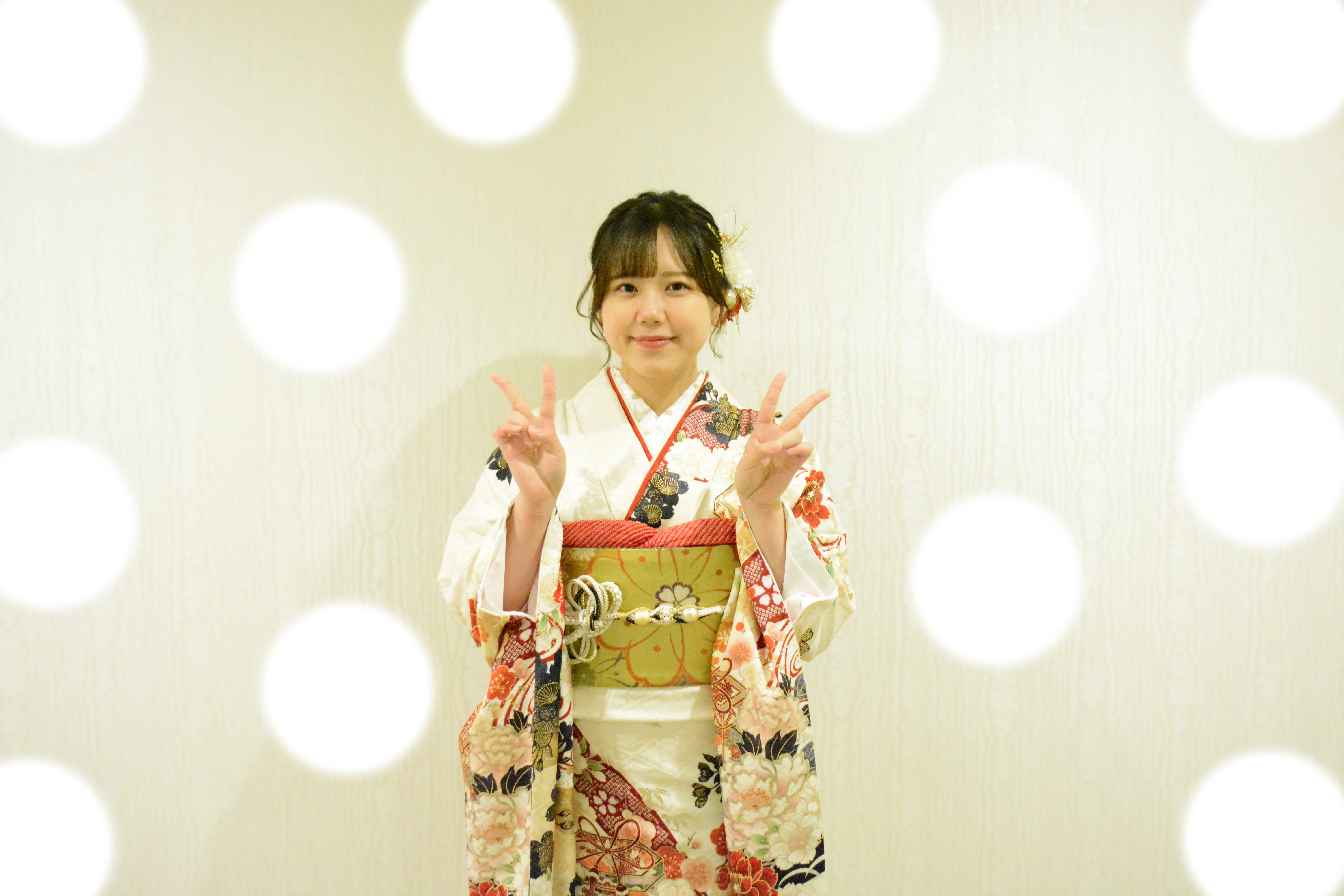 前撮り　振袖　古典