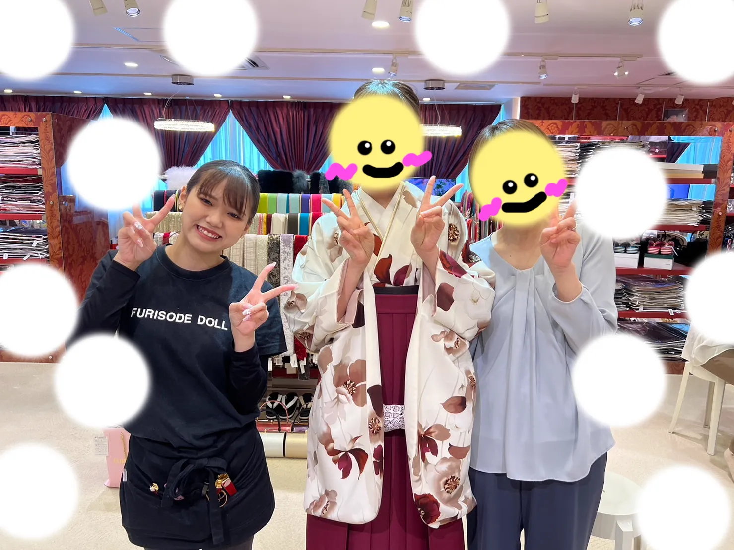袴レンタル　　くすみ　卒業式