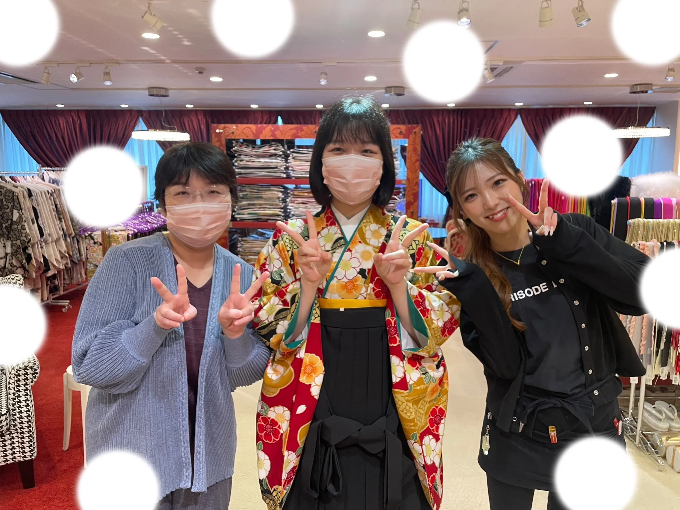 卒業式　袴　かわいい