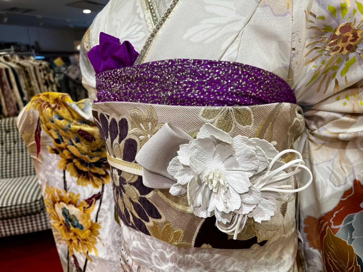 振袖レンタル　池田エライザ　花　