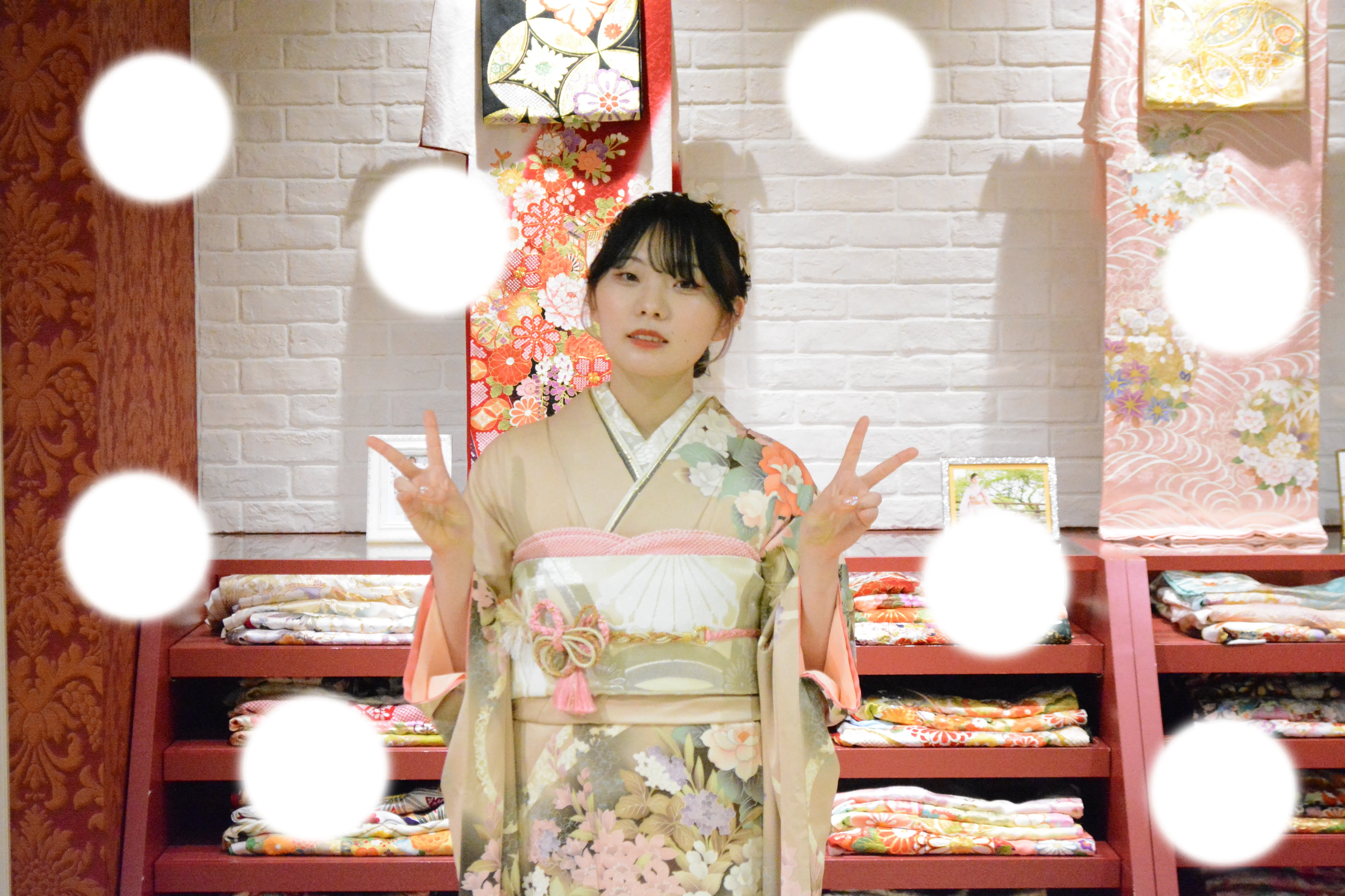 ママ振り　前撮り　スタジオ　オシャレ