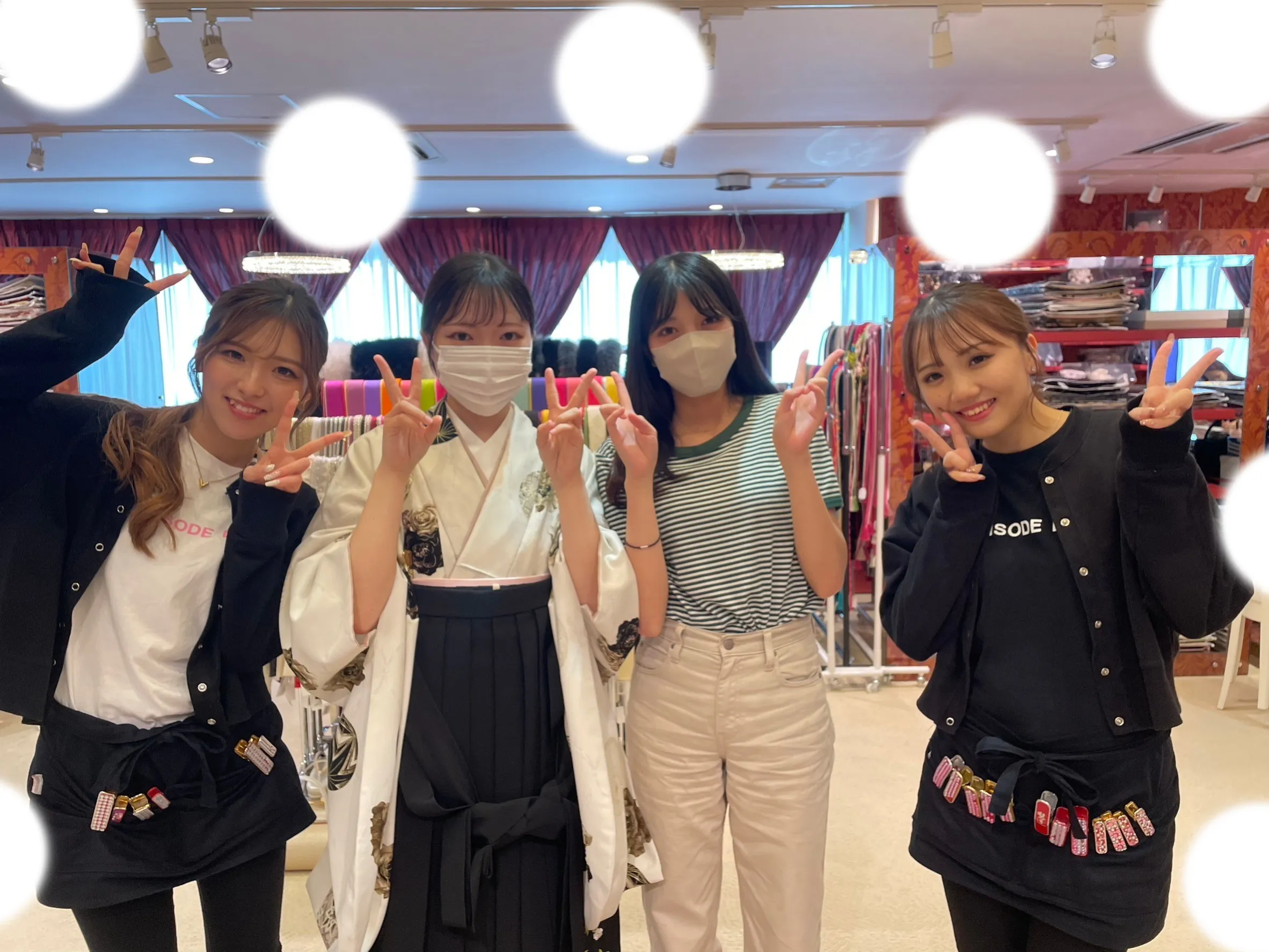 袴レンタル　白袴　シンプル