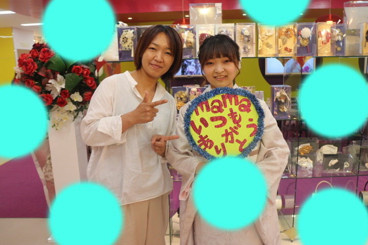 TAKAZEN神戸店　くすみカラー　前撮り撮影会　イマドキ　カワイイ　コディネート　振袖　レンタル　袴　