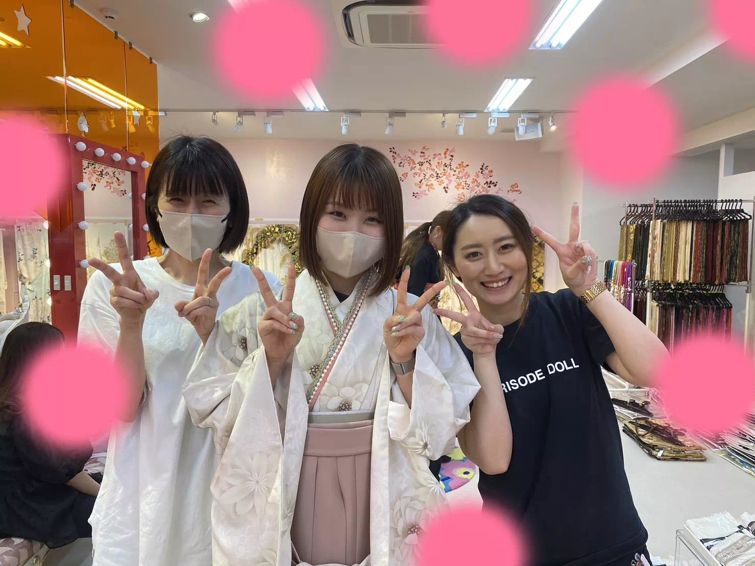 前撮り撮影会 振袖 レンタル 三宮 神戸 西宮 明石 かわいい イマドキ オシャレ ペット可 袴 イマドキ レース くすみカラー