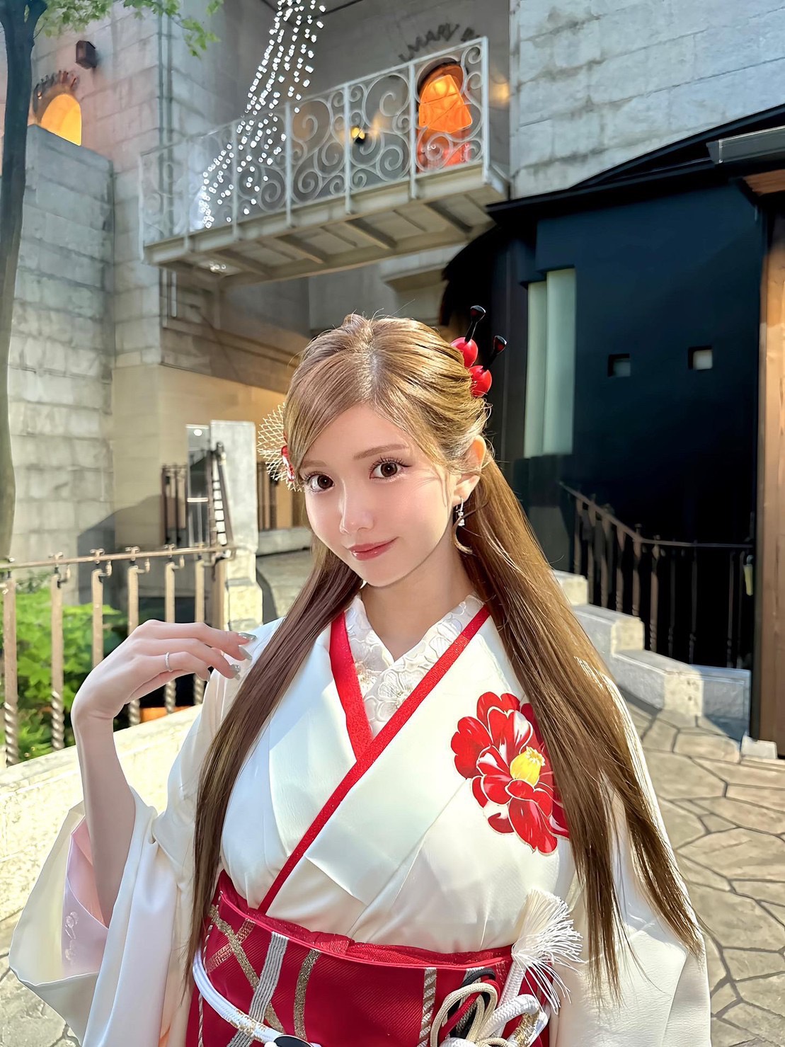 TAKAZEN姫路　成人式振袖レンタル　袴レンタル　周年イベント　ひめかちゃん　可愛い振袖