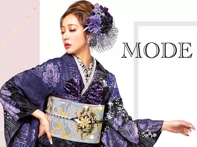 【TAKAZEN姫路店】♡23日　黒×紫のスワロフスキーがたくさん付いたド派手で可愛いモードのお振袖のご紹介♡　