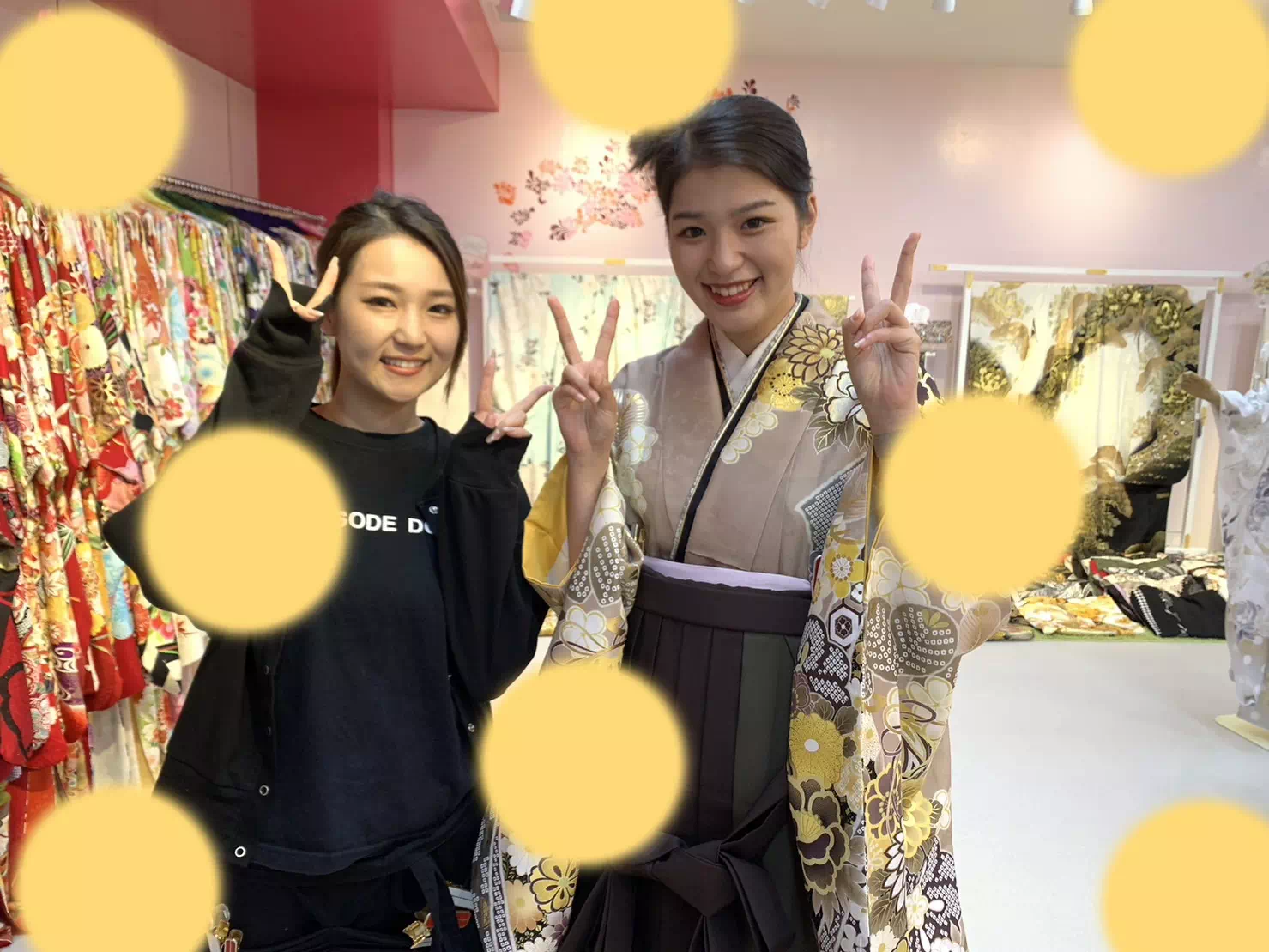 TAKAZEN　神戸三宮店　卒業式　袴レンタル　イマドキ　森七菜　オシャレ