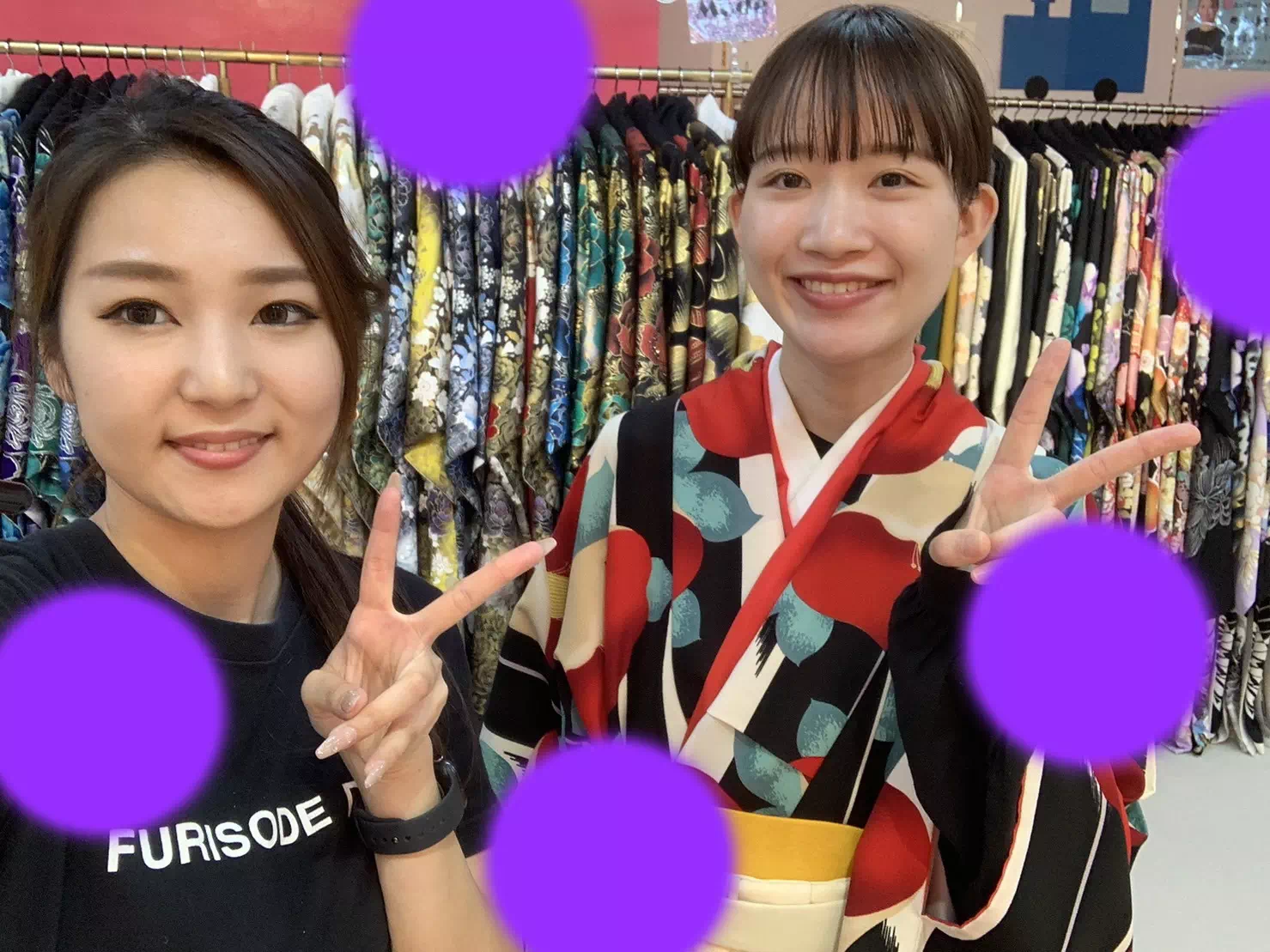 TAKAZEN神戸店　卒業式　袴　前撮り撮影会　イマドキ　カワイイ　コディネート　振袖　レンタル　袴　