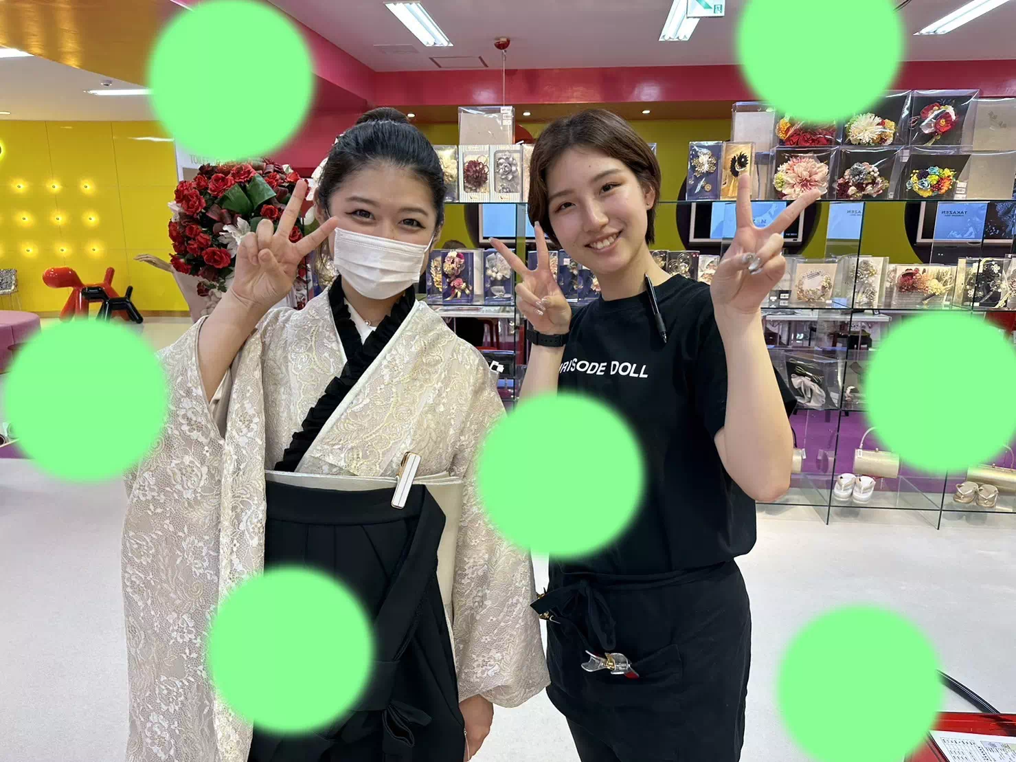 TAKAZEN神戸店　前撮り撮影会　イマドキ　カワイイ　コディネート　振袖　レンタル　袴　