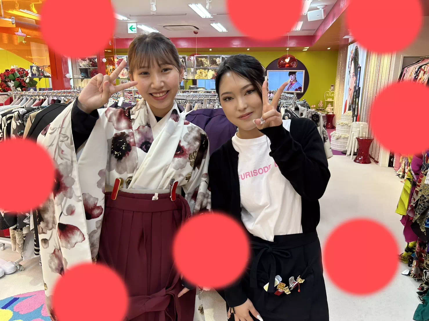 TAKAZEN神戸三宮店　前撮り撮影会　卒業式　袴　古典　イマドキ　カワイイ　コディネート　くすみ　イマドキ　人気　かわいい　オシャレ