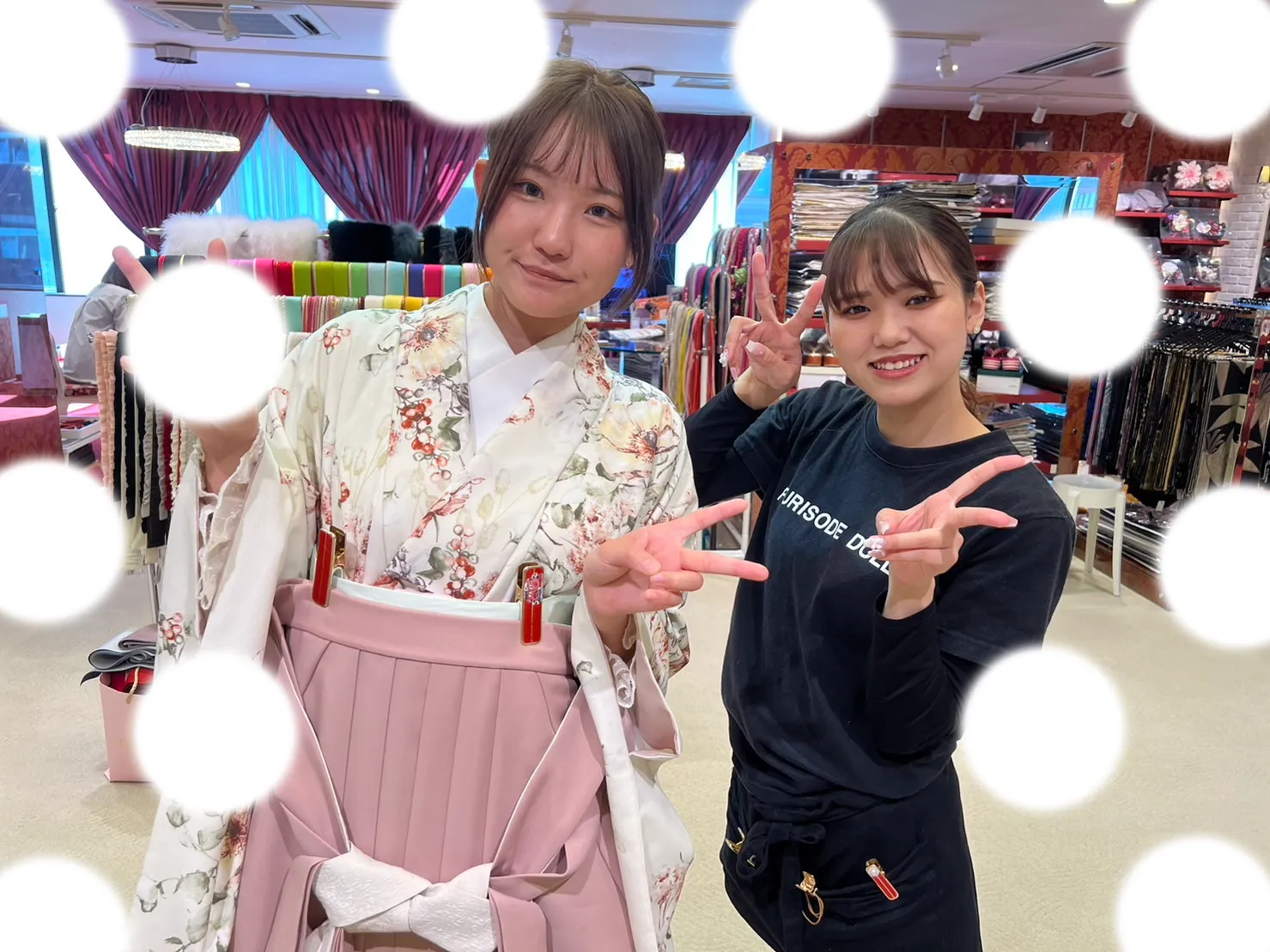 袴レンタル　くすみ　卒業式
