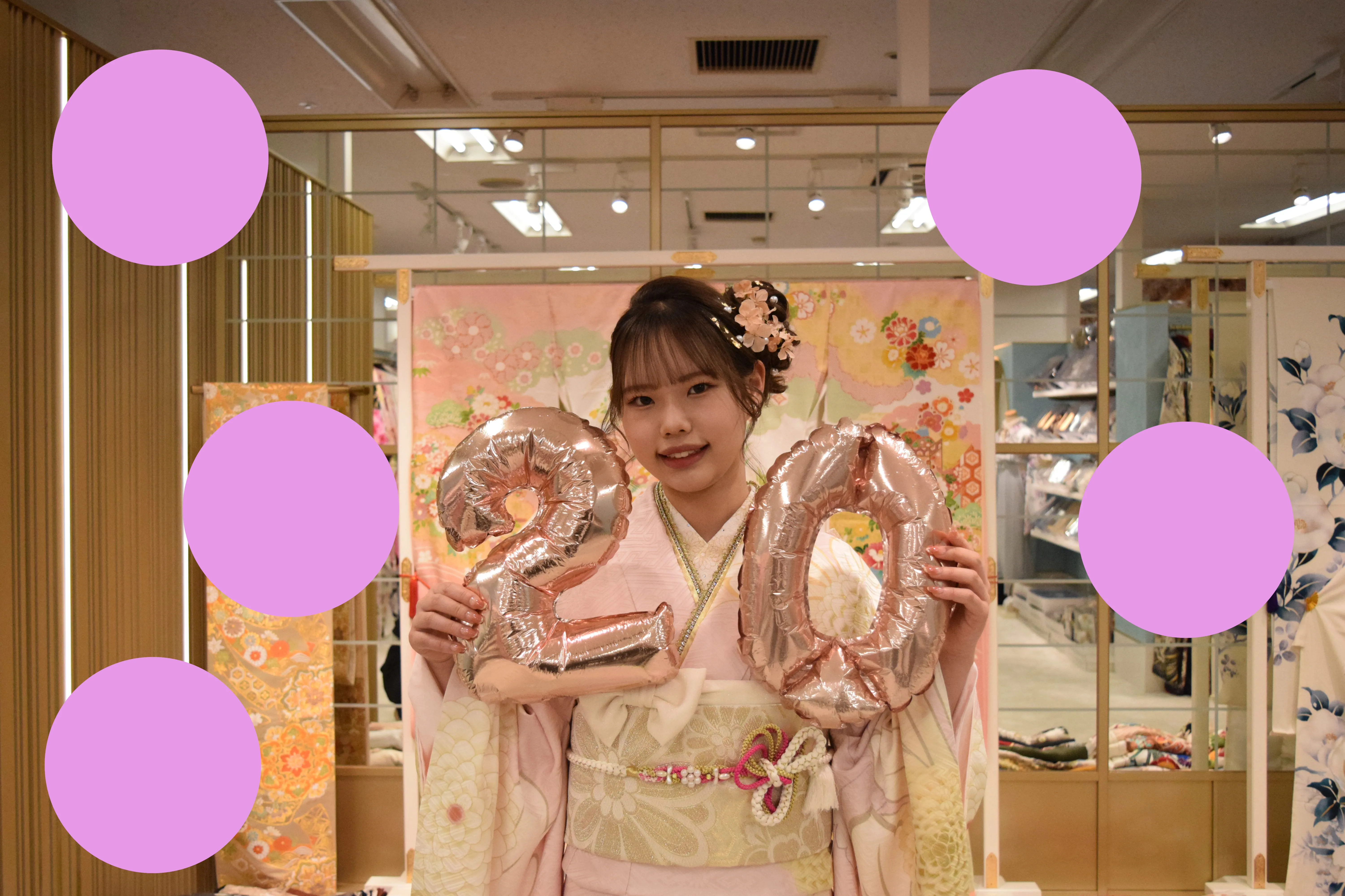 前撮り　振袖　撮影会　古典　可愛い　成人式　大阪