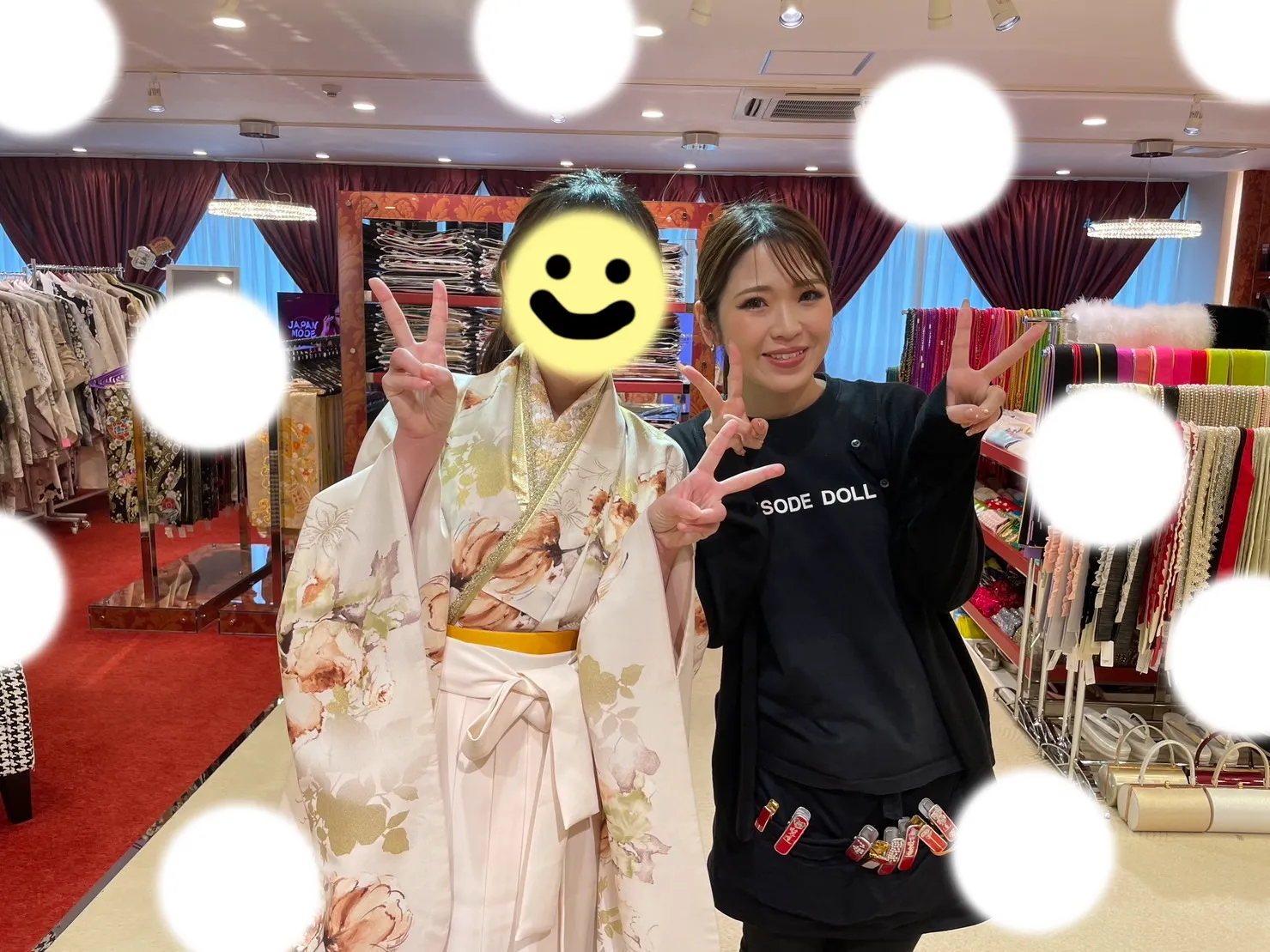 ヴｨンテージ　くすみ　振袖レンタル